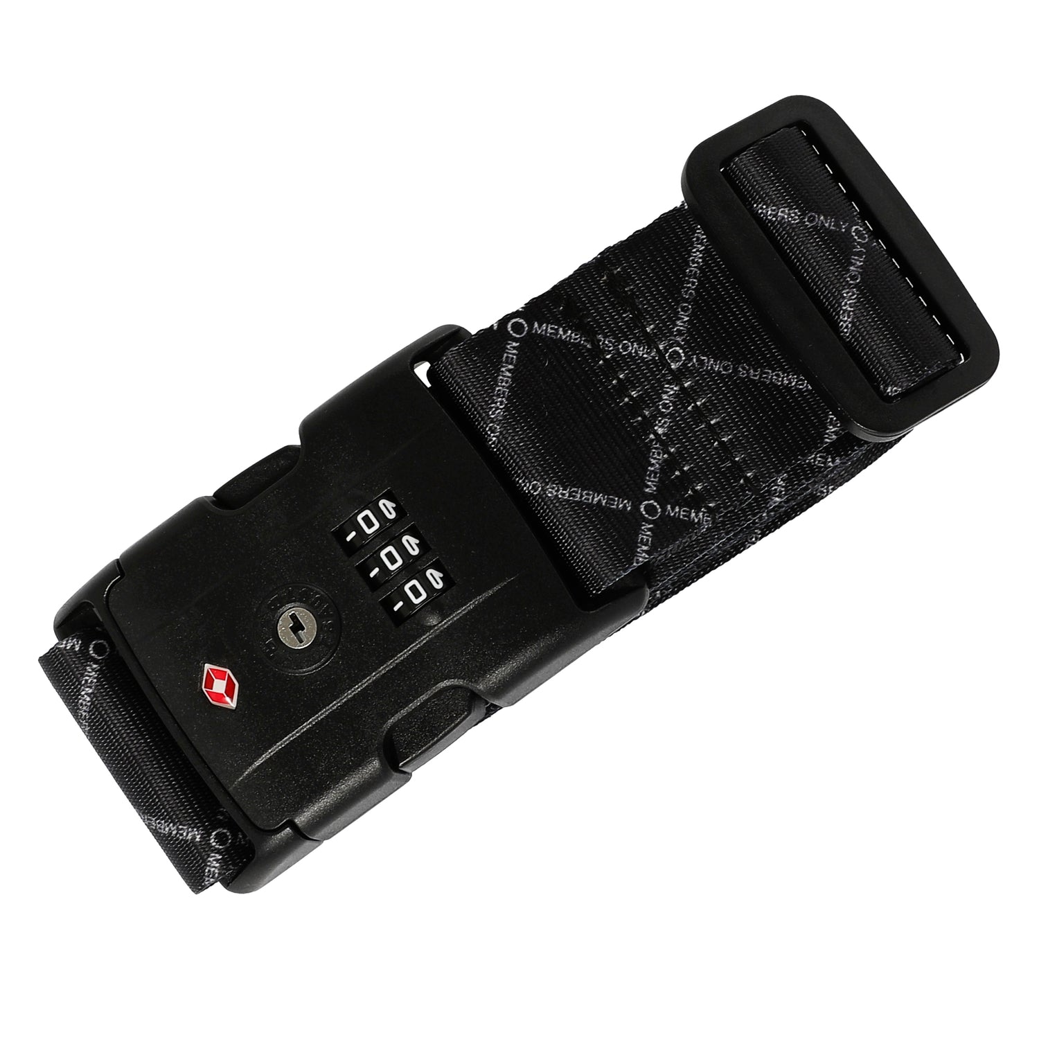 MEMBERS ONLY 1PC LUGGAGE STRAP W/TSA LOCK