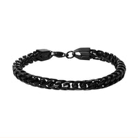 Lucky Brand Black 6MM Spiga Chain Bracelet - 8.75'' Chain