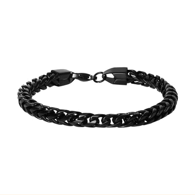 Lucky Brand Black 6MM Spiga Chain Bracelet - 8.75'' Chain