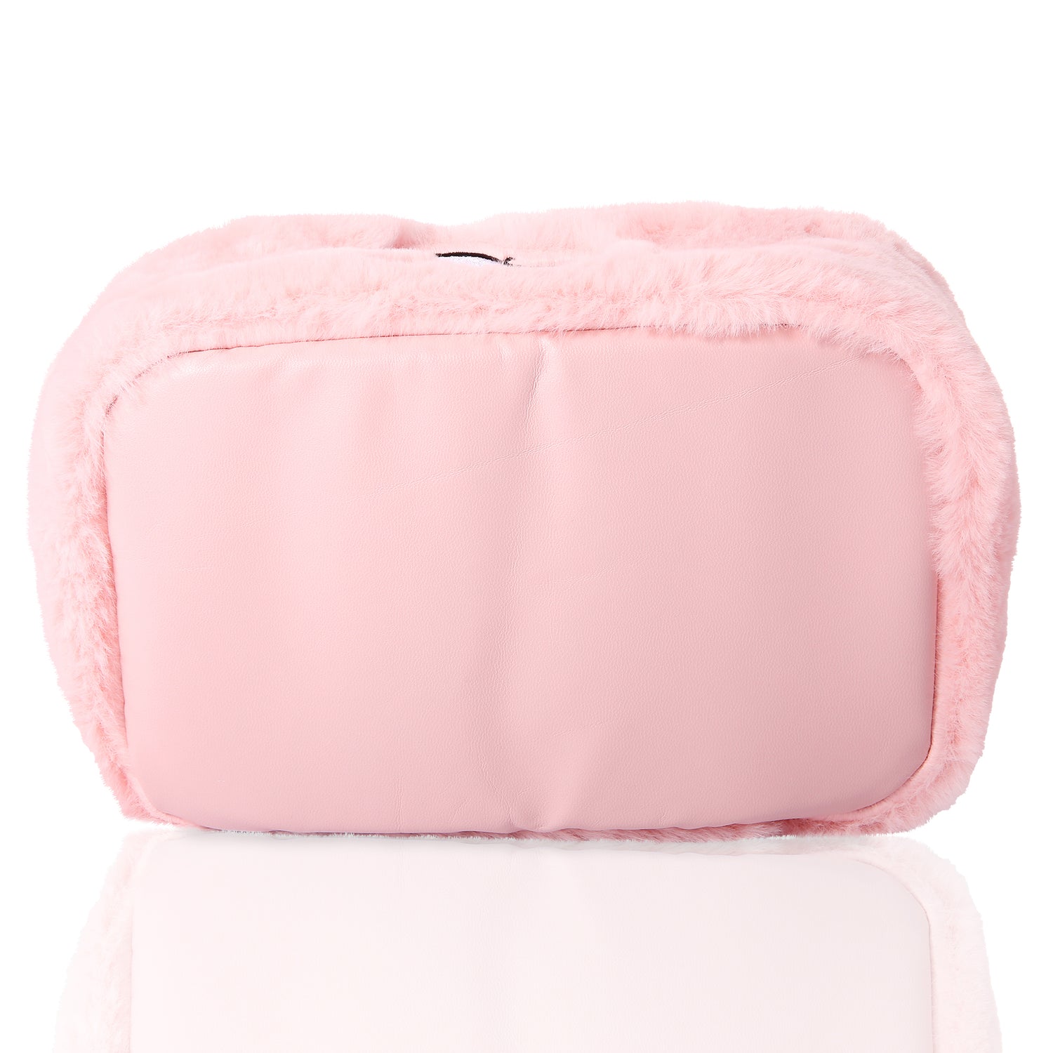 SALLY ROSE Peanuts Snoopy Pink Make Up Bag Official License, Plush Woodstock and Snoopy Cosmetic Bag with Zip Closure, Cute Makeup Bag
