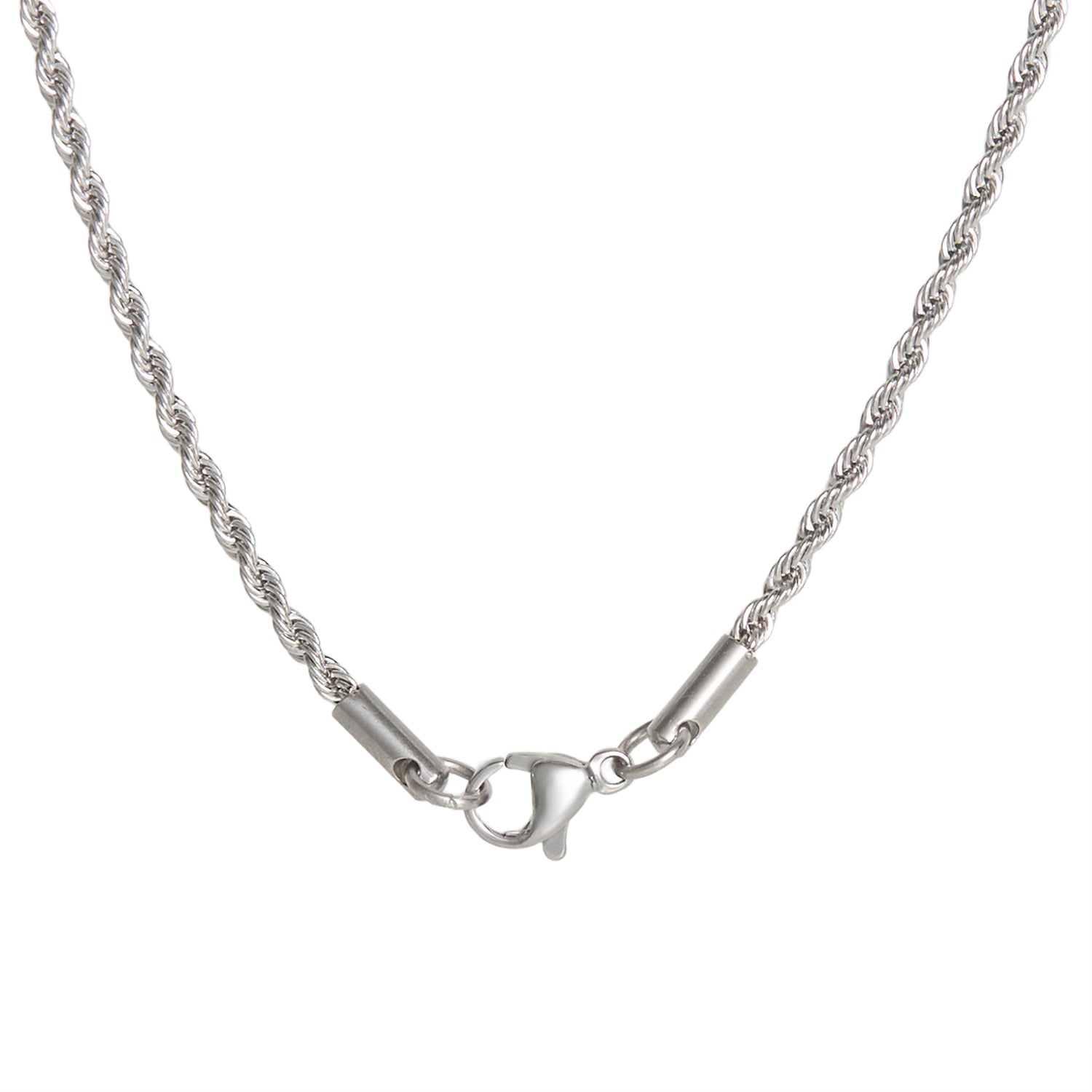Lucky Brand Mens Stainless Steel Necklace with Tigers Eye Pendant