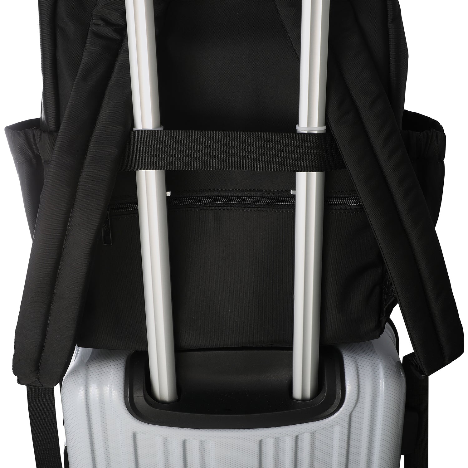 Jessica Simpson Black Laptop Backpack for Women, Work and Travel Backpack with Gold Hardware, 15" Laptop Sleeve