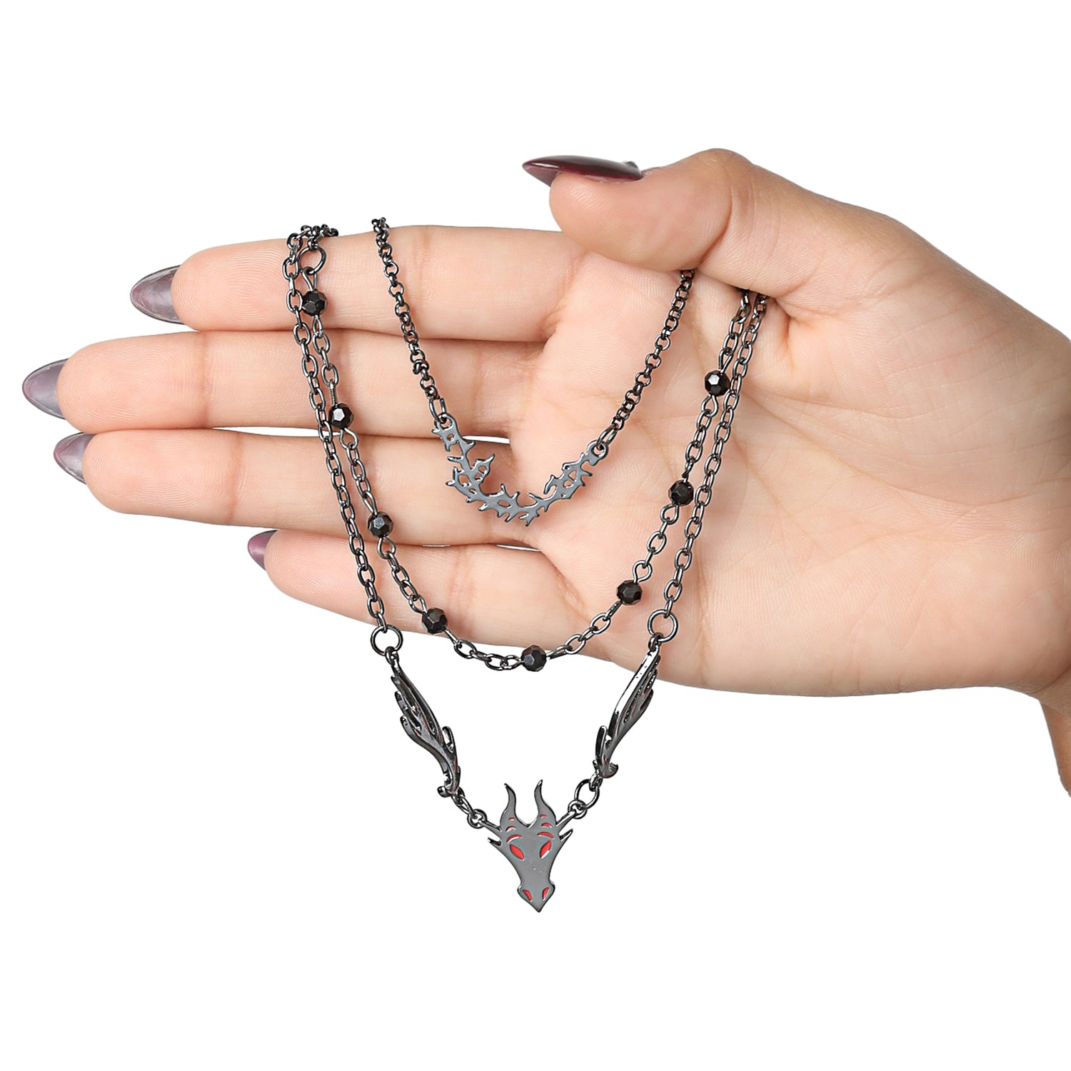 Disney Villains Maleficent Layered Necklaces for Women Official License