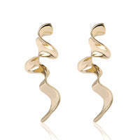 BCBG Gold-Tone Squiggle Earrings