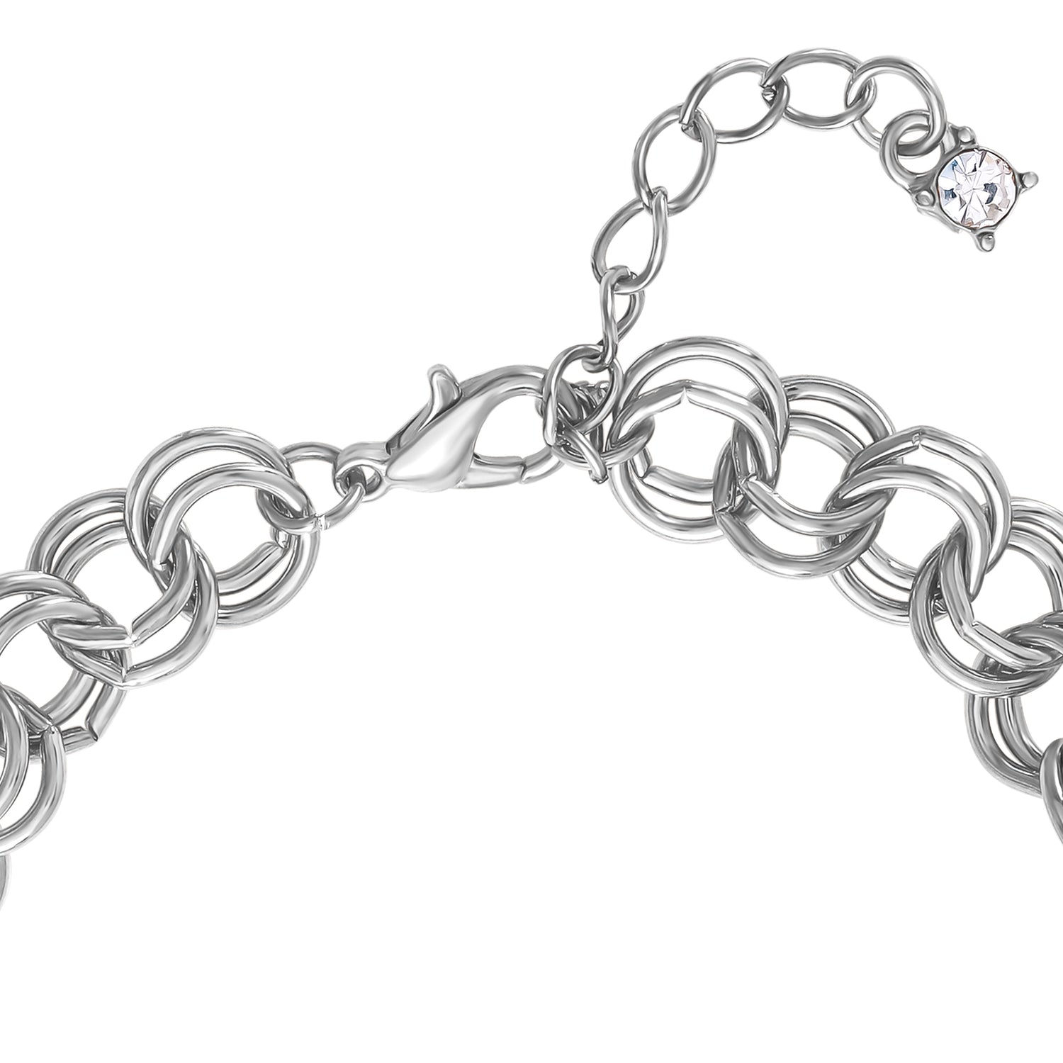 Disney Minnie Mouse Bow Charm Bracelet, 7 +1'' Chain