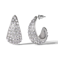 Jessica Simpson Pave Teardrop Earrings