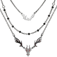 Disney Villains Maleficent Layered Necklaces for Women Official License