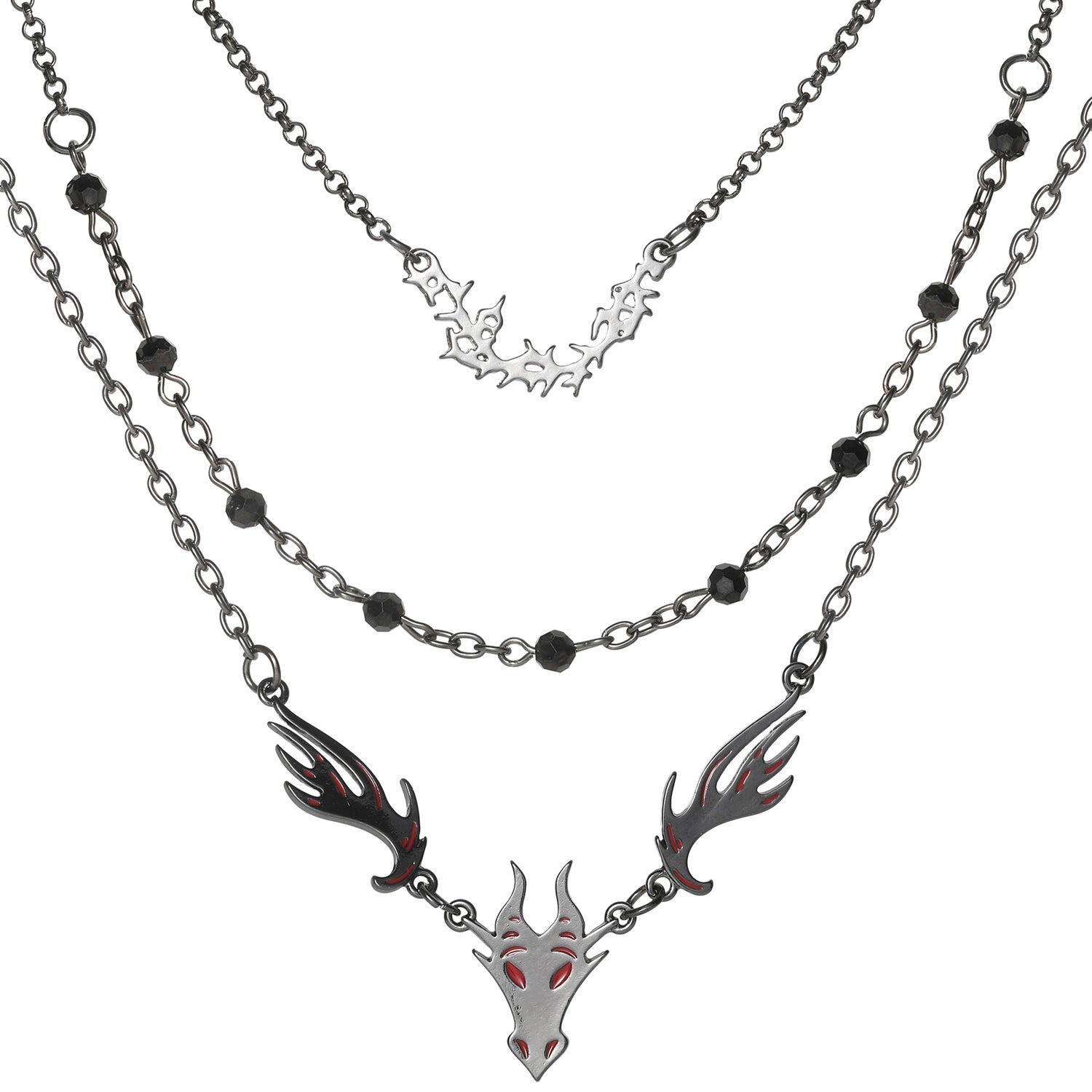 Disney Villains Maleficent Layered Necklaces for Women Official License
