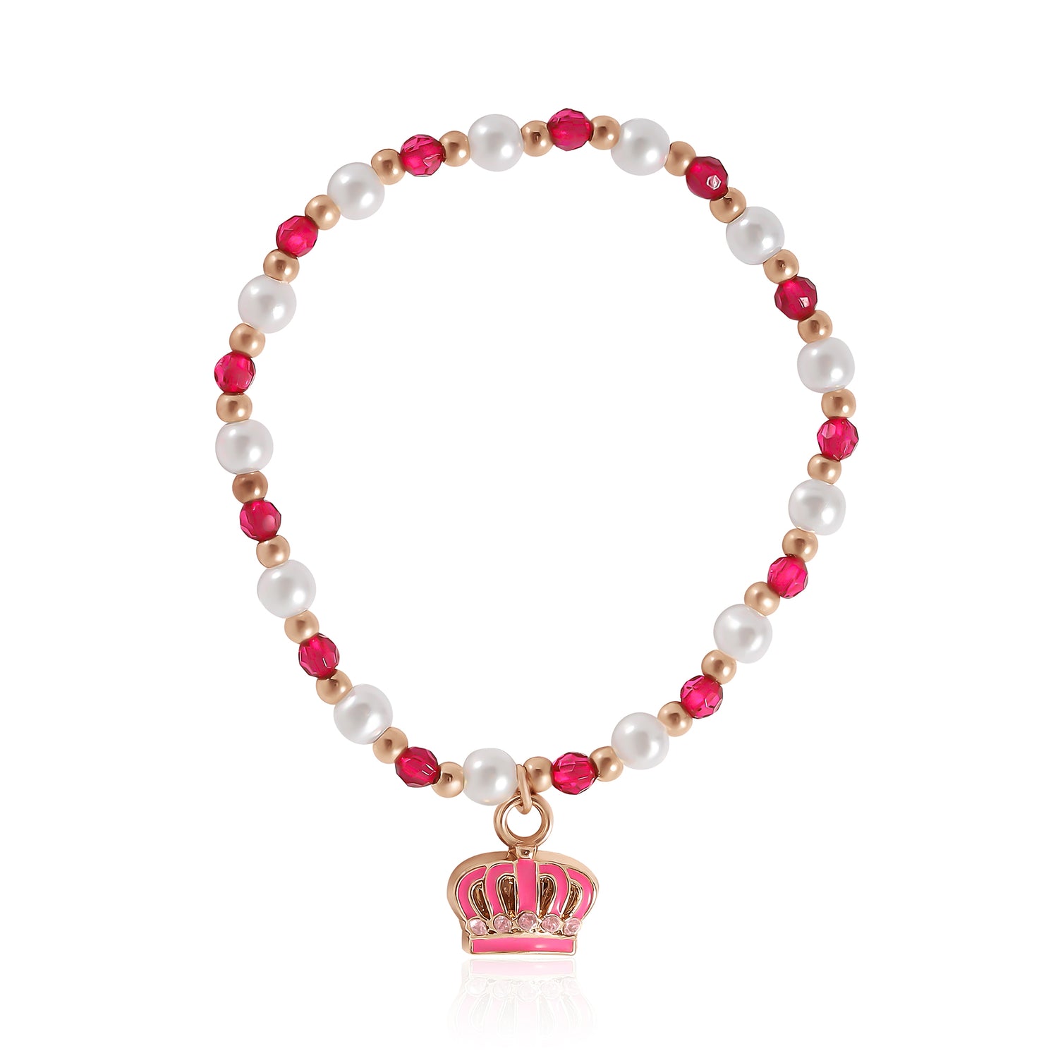 Juicy Couture Kids Crown Charm 3 Piece Beaded Jewelry