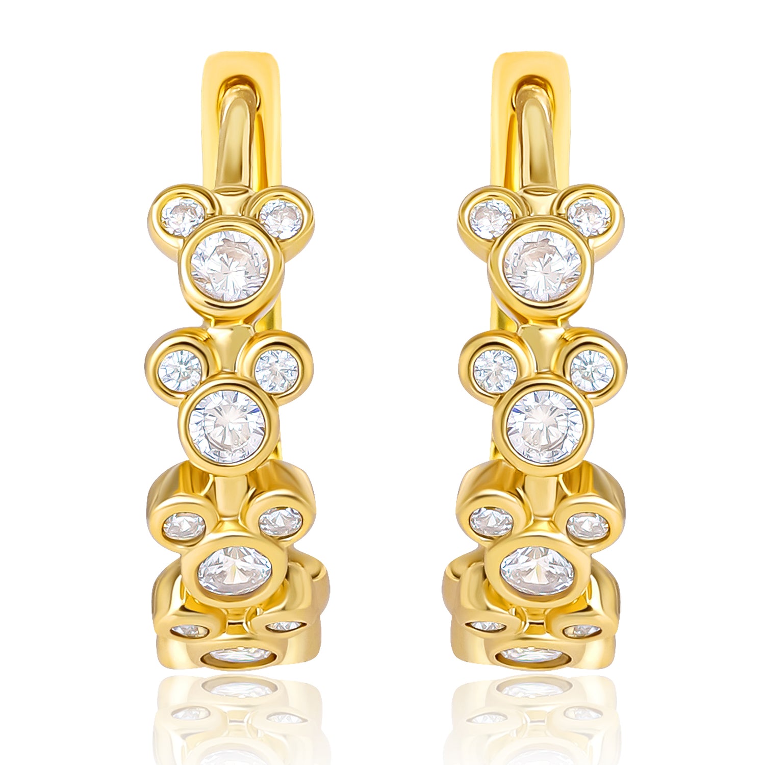 Disney Mickey Mouse Endless Hoop Earrings