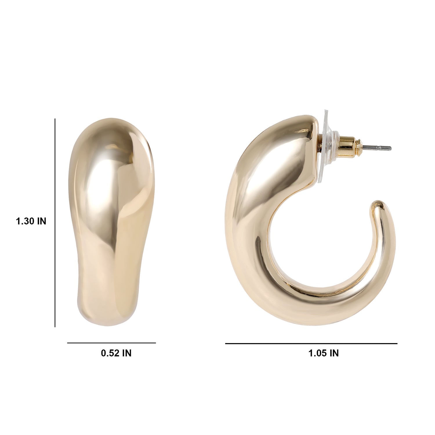 Gold Hoop Earrings