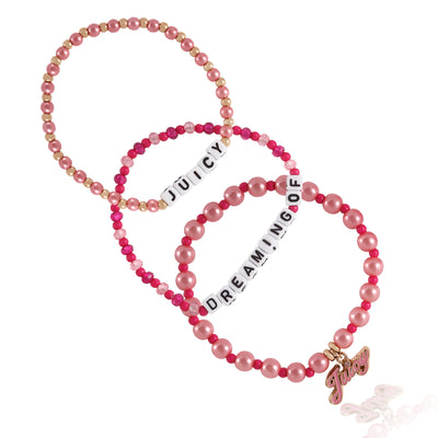Juicy Couture Kids Dreaming of Juicy 3 Piece Stretch Beaded Jewelry
