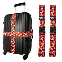 DISNEY MICKEY & MINNIE MOUSE - 2PC LUGGAGE STRAP SET