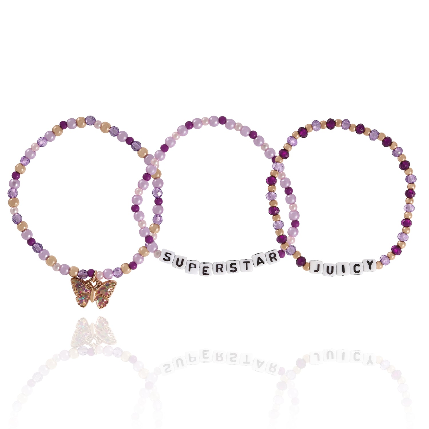 Juicy Couture Kids Choose Juicy Superstar 3 Piece Beaded Jewelry