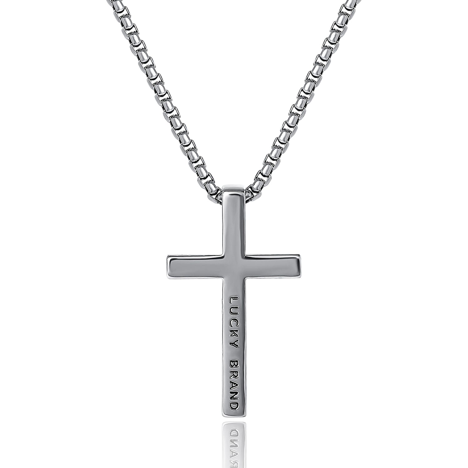 Lucky Brand Cross Pendant Necklace - 22''