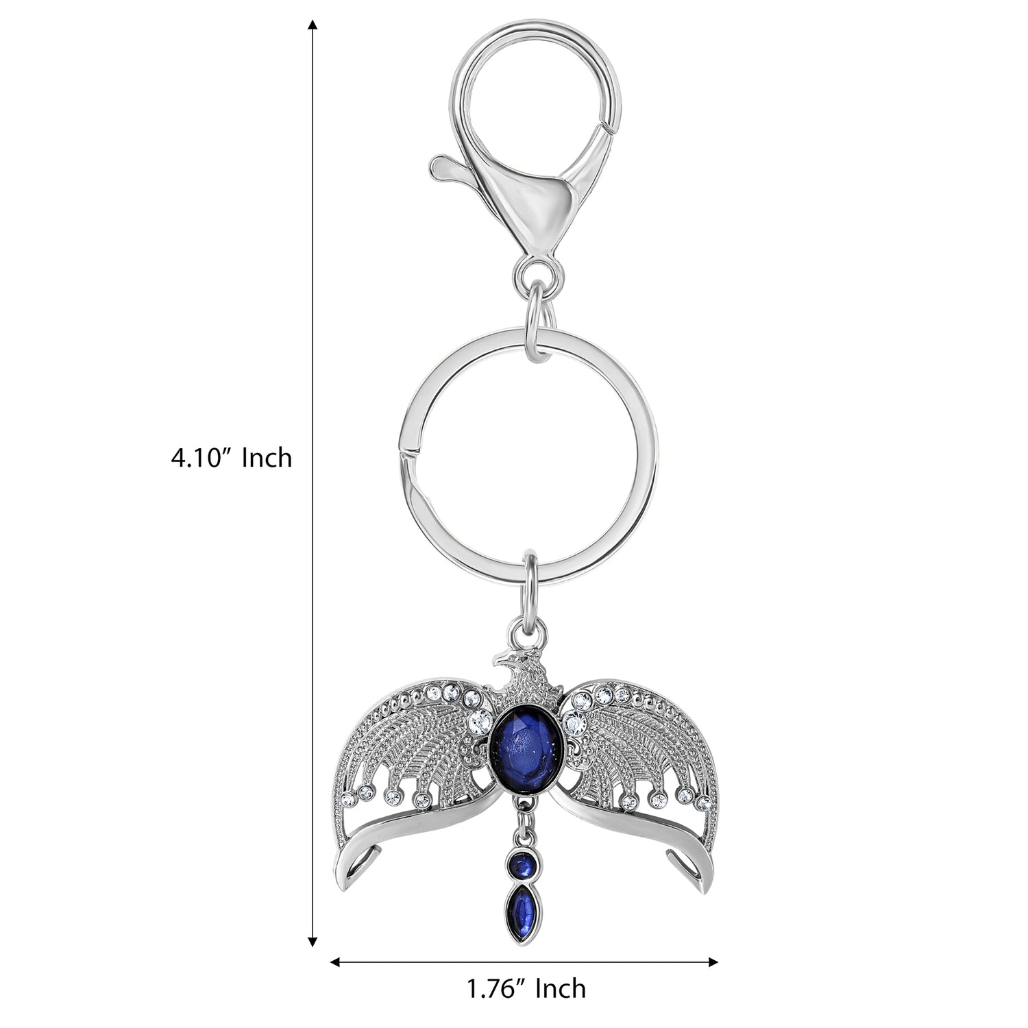 Harry Potter Ravenclaw Keychain Official License, Diadem Bag Charm
