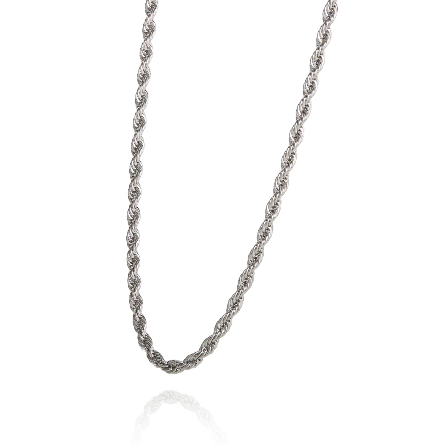 Lucky Brand Stainless Steel Chain Necklace for Men, 22" Rope Chain