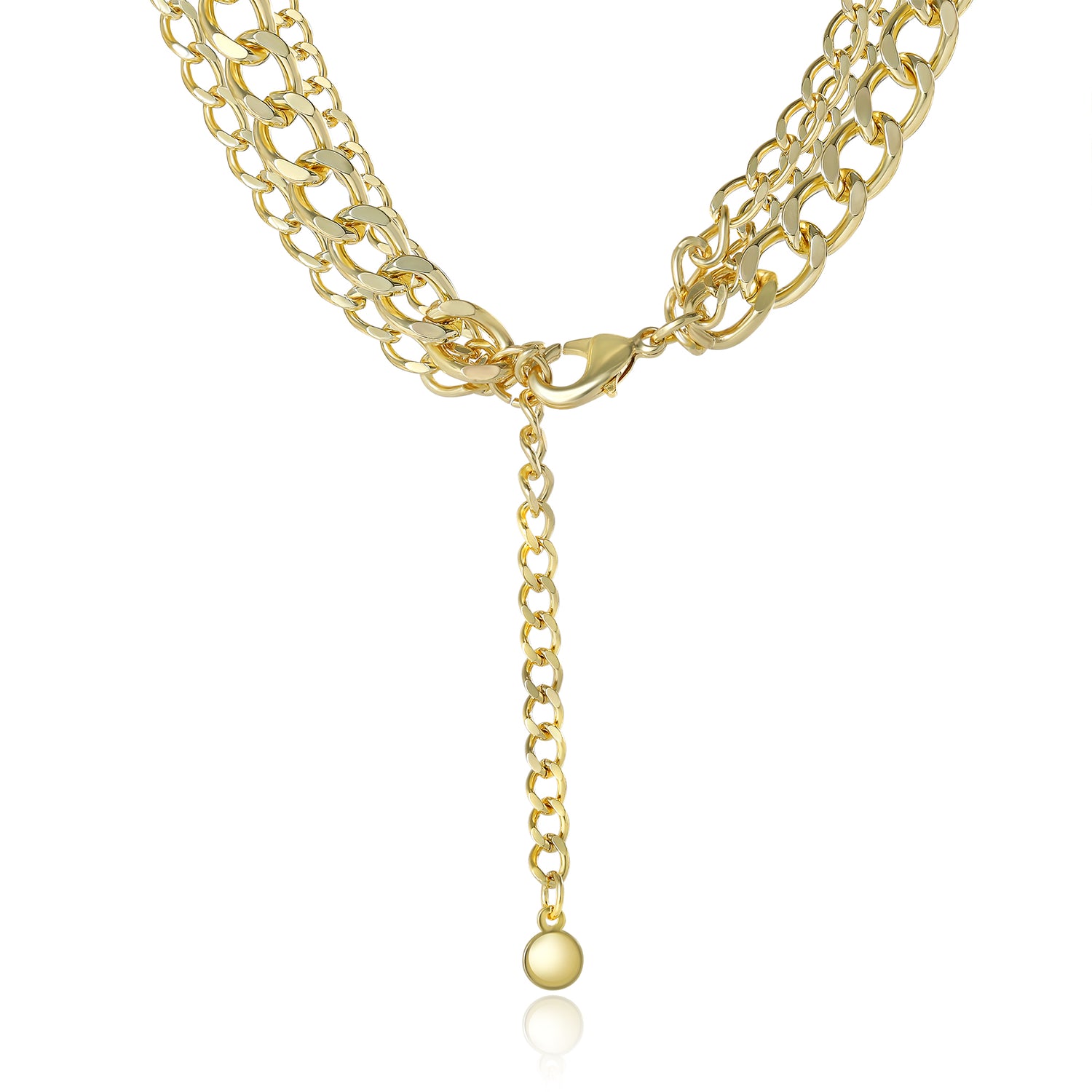 Jessica Simpson Gold-Tone Layered Chain Necklace Set