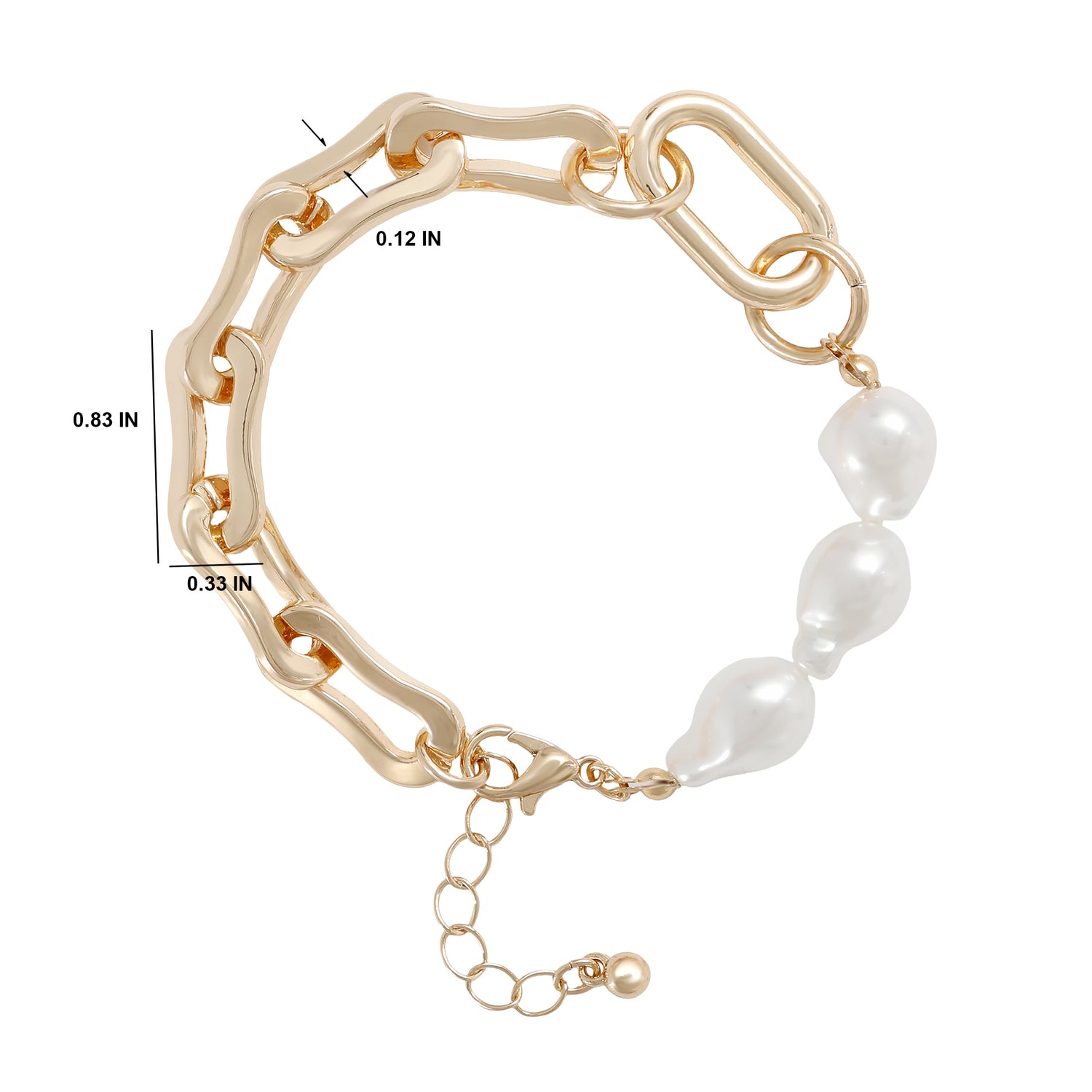 Yellow Gold-Plated Bracelet