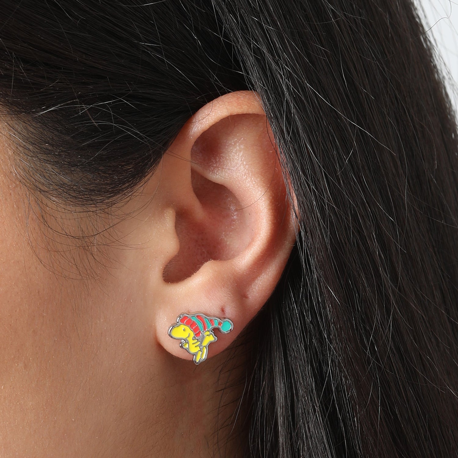 Peanuts Christmas Snoopy Earrings Set 3 Pairs Official License