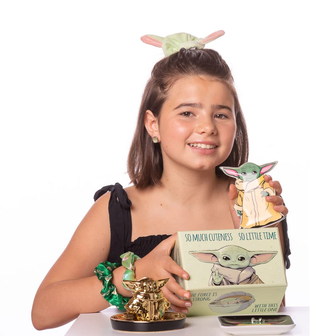 Disney Star Wars Grogu 3-D Trinket Dish - Ceramic Jewelry Tray, Ring Holder