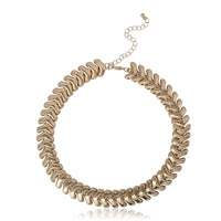 BCBG Chunky Gold-Tone Chevron Chain Necklace - 15 + 3.5''