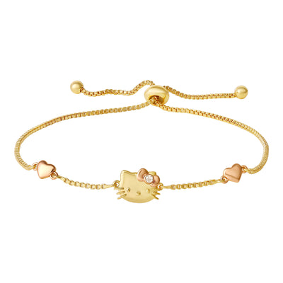 Sanrio Hello Kitty Pink Heart Adjustable Lariat Bracelet