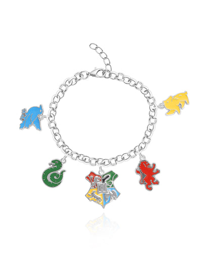 Fashion 7"+1" Harry Potter Charm Bracelet W/Imitation Rhod Plt