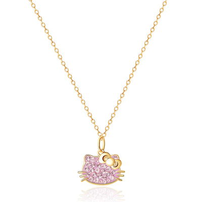 HELLO KITTY CRYSTAL PENDANT