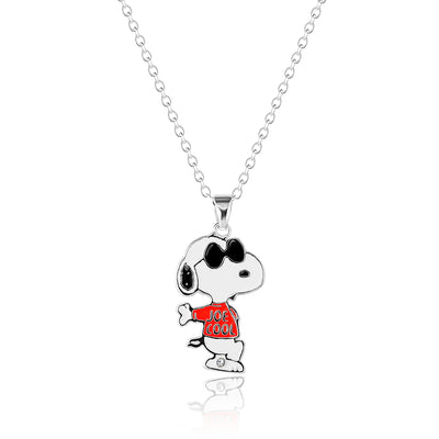 Peanuts Snoopy Joe Cool Red Shirt Pendant Necklace