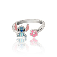 Disney Womens Stitch Sterling Silver Toe Rings