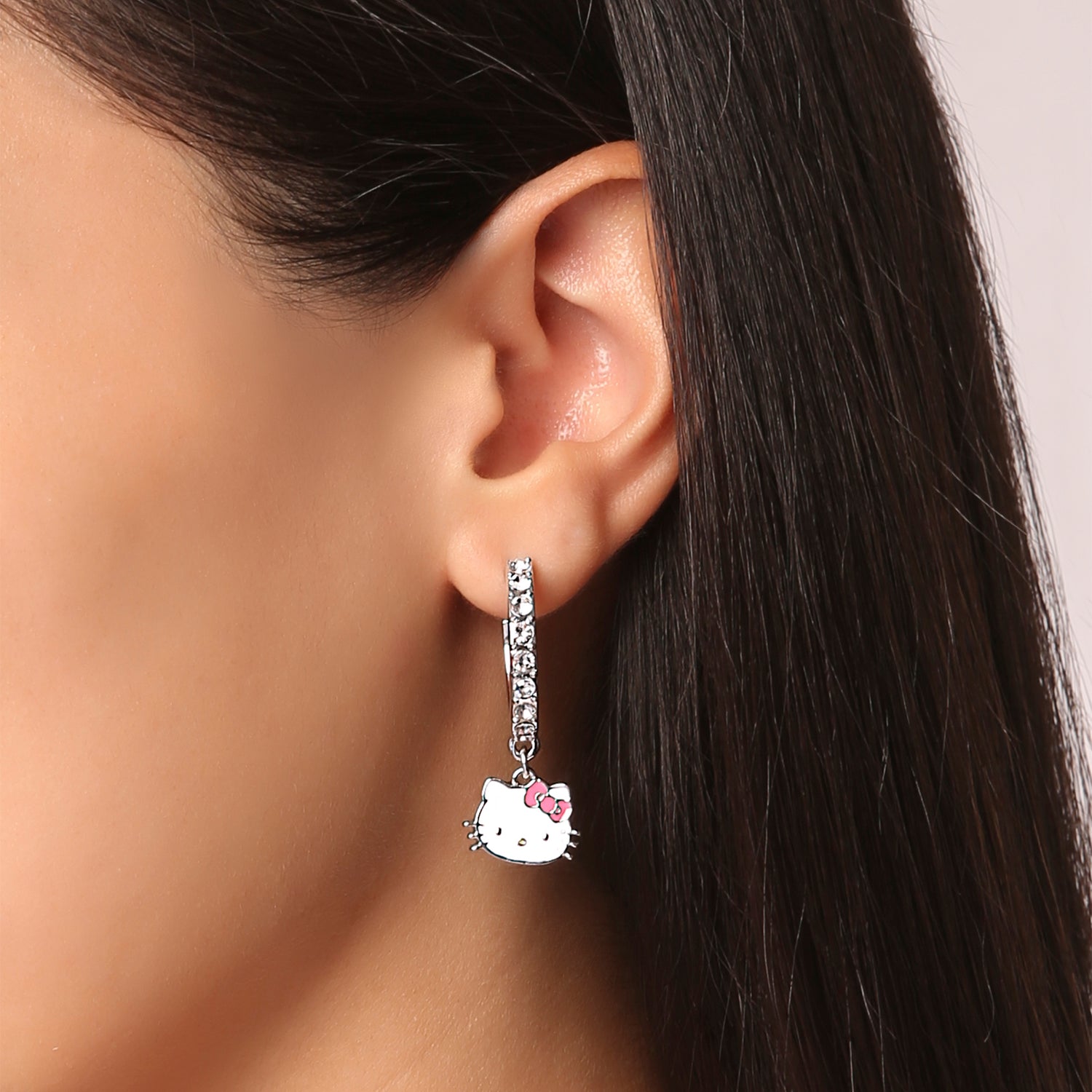 Minnie Mouse Birthstone Earrings 10K Gold Stud | Sally Rose