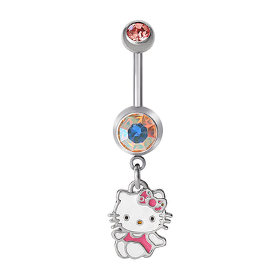Hello Kitty Stainless Steel (316L) Belly Button Ring