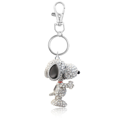 Snoopy Pave Keychain - Travel Bag Charm Accessories