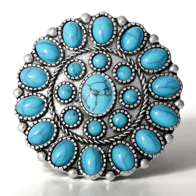 Jessica Simpson Women's Turquoise Stone Ring