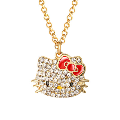 Sanrio Hello Kitty Pave Crystal Necklace