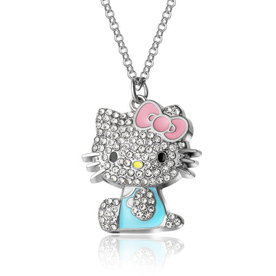 Sanrio Hello Kitty Fashion Pave Necklace