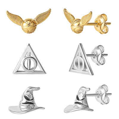 Harry Potter 3 Pairs Set Earrings