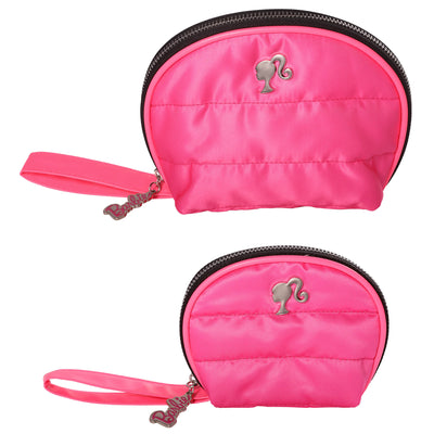 Barbie Large and Small Dome Cosmetic Bag