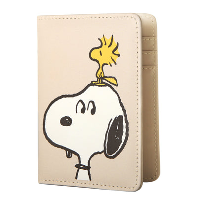 Peanuts Snoopy Beige Passport Holder