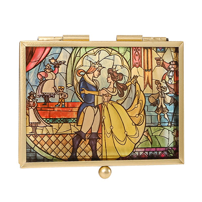 Beauty & The Beast Belle Small Glass Jewelry Box
