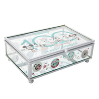 DISNEY 100 ANNIVERSARY CUTE CELEBRATION-GLASS JEWELRY BOX