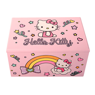 Hello Kitty Pink Wood Jewelry Box