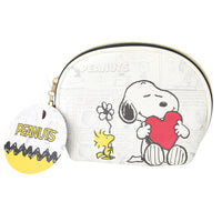 Peanuts Snoopy Cosmetic Bag Set, Zip Pouch, Comic Print