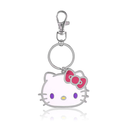 SALLY ROSE Hello Kitty Keychain Cute Official License, Enamel-Plated Fashion Sanrio Keychain with Lobster Clip Purse Charm
