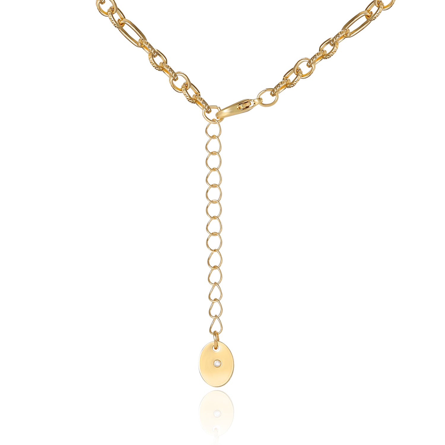 Juicy Couture Heart Locket Charm Necklace, Gold‑Tone
