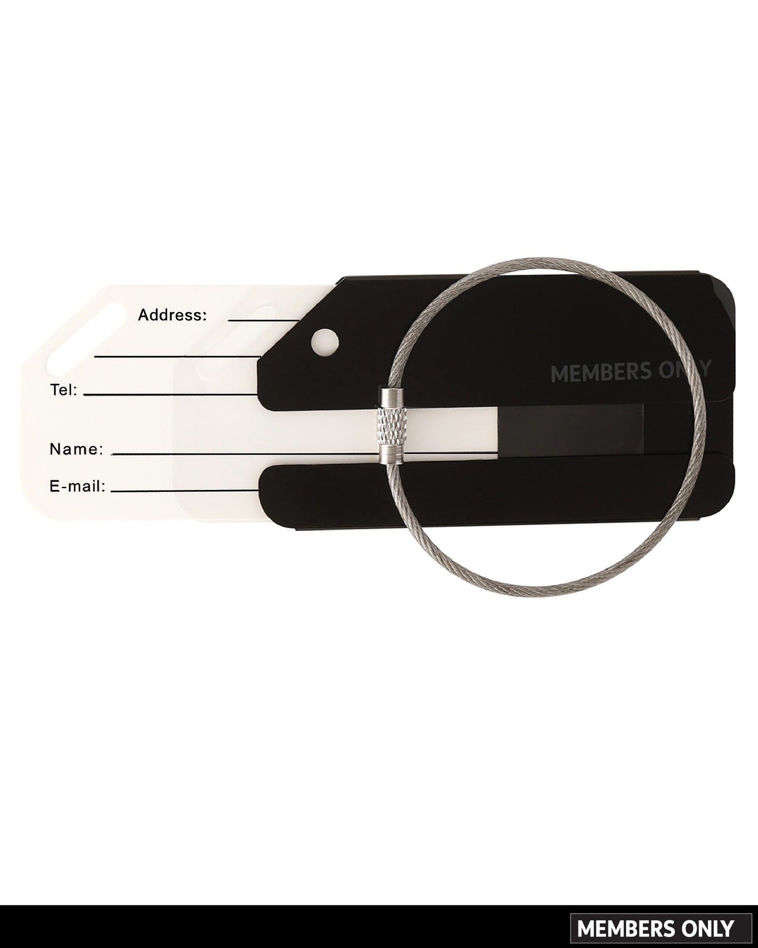 MEMBERS ONLY 3PC LUGGAGE TAG SET