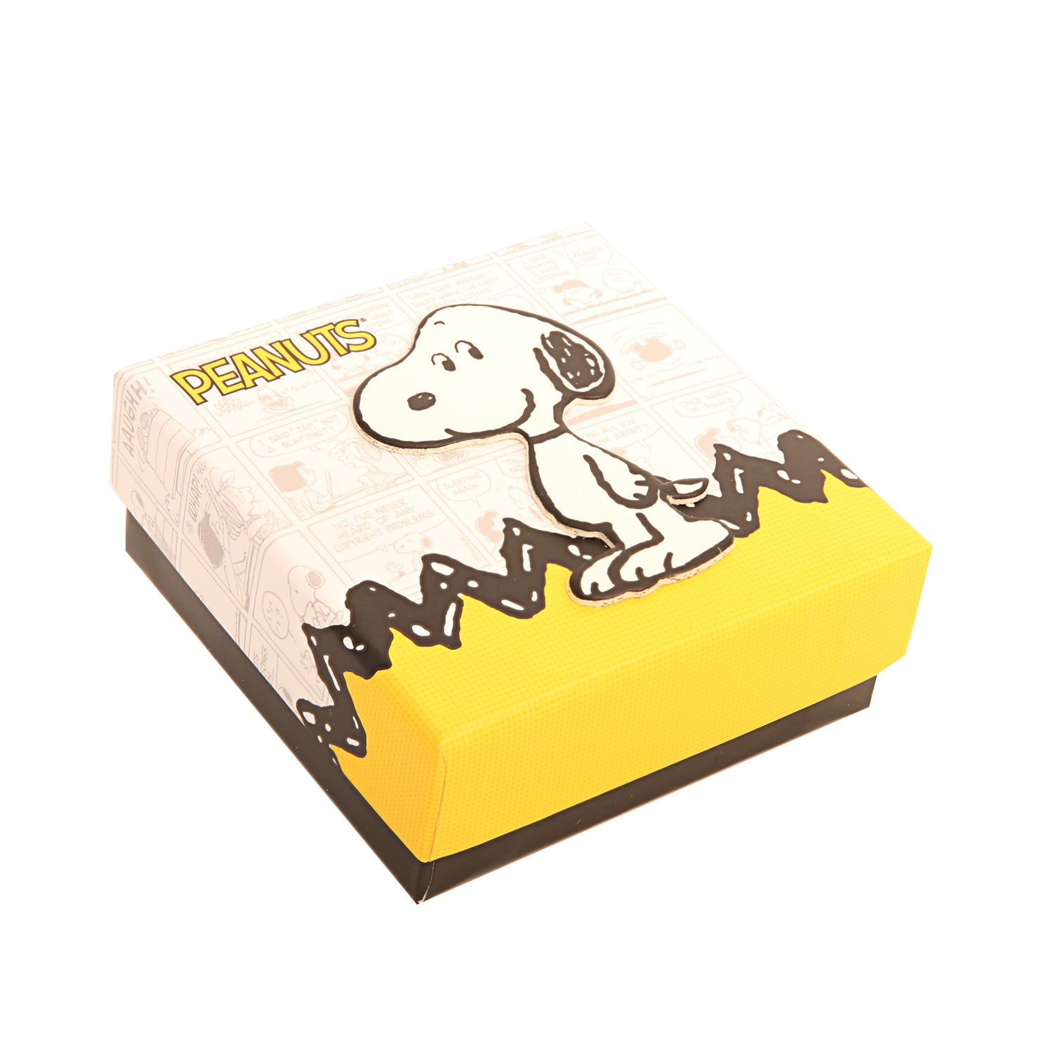 Peanuts Woodstock and Snoopy Earrings 2 Pairs, 18k Gold Flash Plated