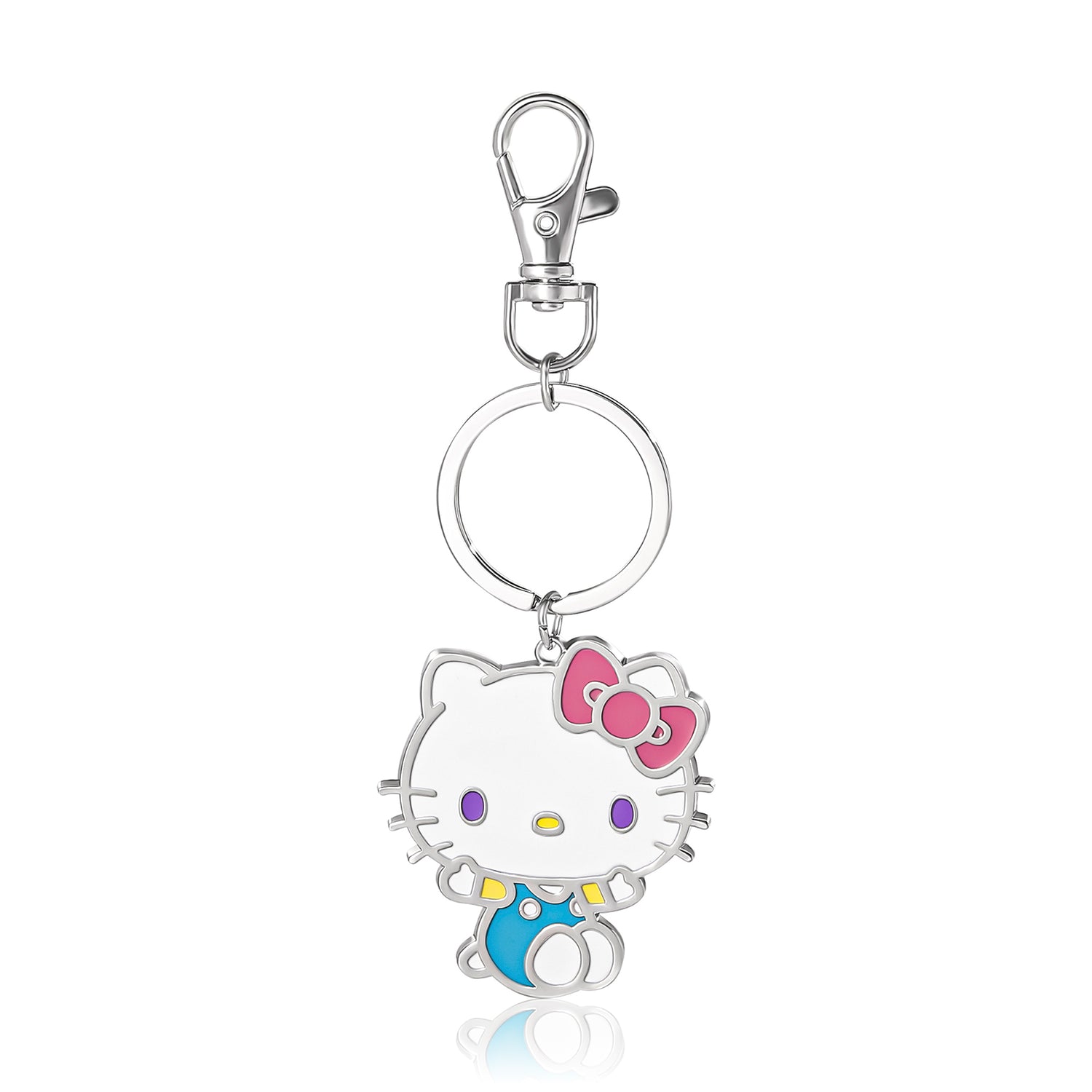 Sanrio Hello Kitty Metal Keychain with Adorable Charm