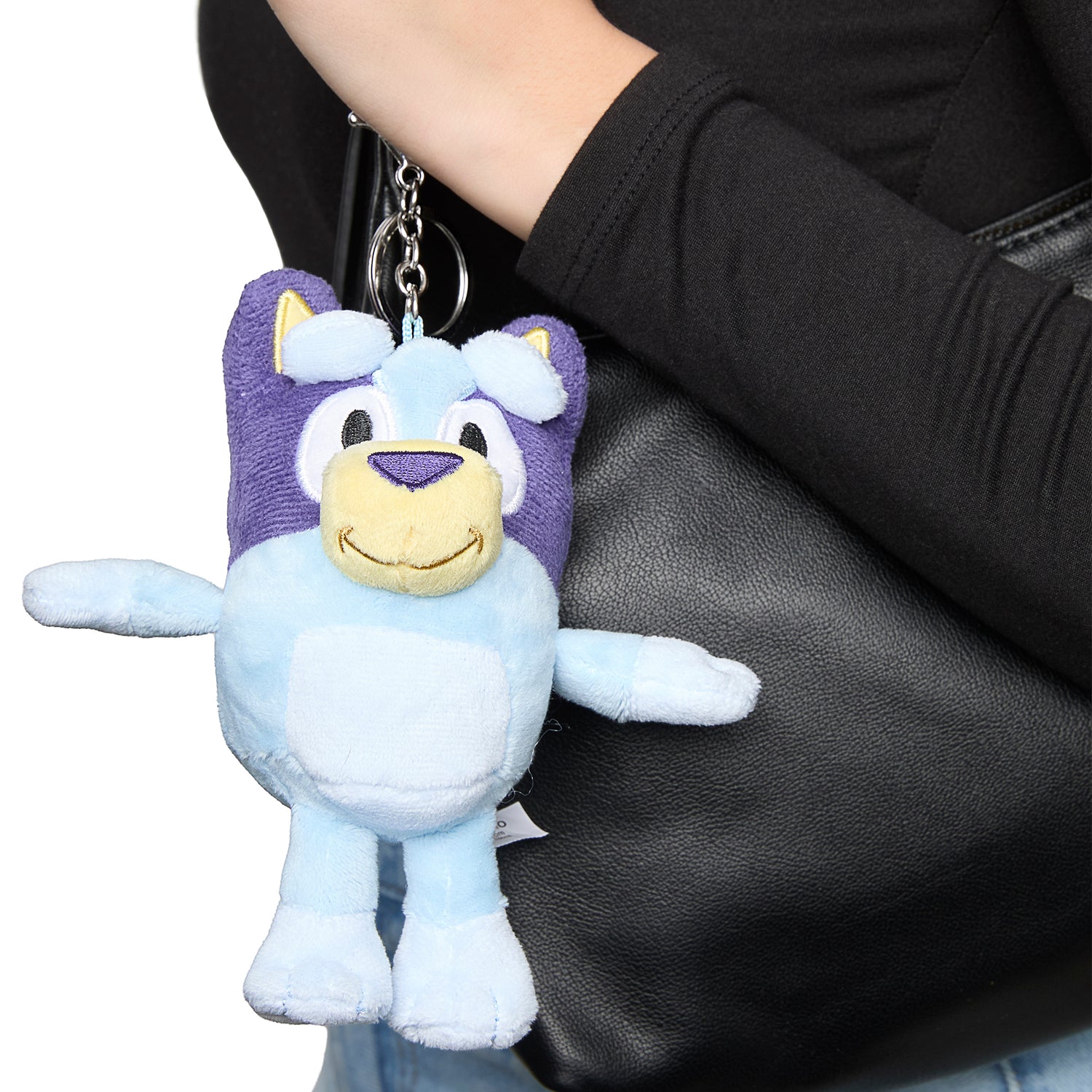 Bluey Plush Bag Charm Keychain, Official License for Backpack